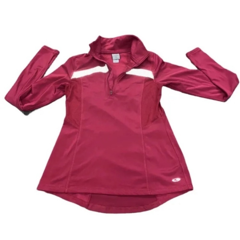 Champion DuoDry Women’s 1/4 Zip Pullover Reflective Activewear Sport Size XS